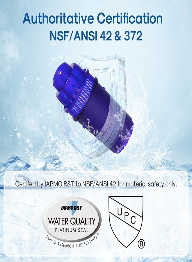 ICEPURE Pitcher Water Filter, Compatible with All PUR® Pitchers & Dispensers Filtration Systems, Replacement for PUR CRF950Z, PPF900Z, PPF951K, PPT700W, PPT711W, CR-1100C, CR1100CV 6Pack - Image 2